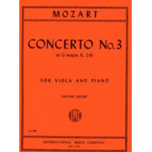 Mozart：Concerto N. 3 In Sol K 216