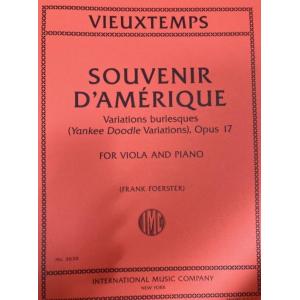VIEUXTEMPS：Souvenir d’Amérique, Variations burlesq...