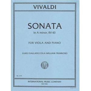 VIVALDI：Sonata No. 3 in A minor, RV 43 (PRIMROSE)
