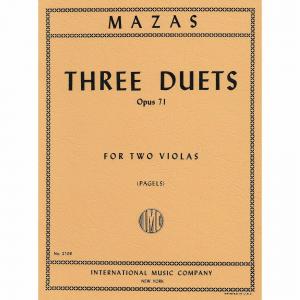 MAZAS：Three Duets, Op. 71 (PAGELS)