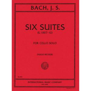 BACH：Six Suites, S. 1007-1012 (BECKER)