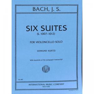 BACH：Six Suites, S. 1007-1012 (KURTZ) Contains fac...