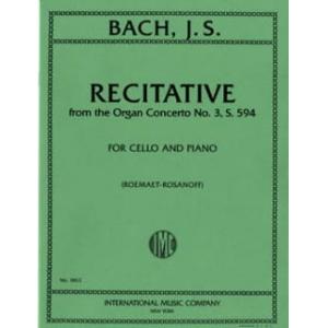 J.S. BACH：Recitative, Organ Concerto No. 3, S. 594...