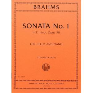 BRAHMS：Sonata No. 1 in E minor, Op.38 (KURTZ)