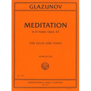 GLAZUNOV：Meditation in D major, Op. 32 (JEE)