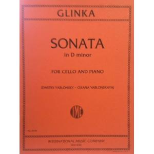 GLINKA：Sonata in D minor (D. YABLONSKY)