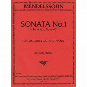MENDELSSOHN：Sonata No. 1 in B♭, Op. 45 (KURTZ)
