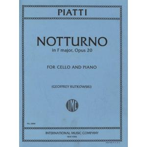 PIATTI：Notturno, Opus 20 (RUTKOWSKI)