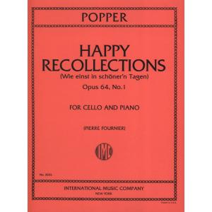 POPPER：Happy Recollections, Op. 64 No. 1 (FOURNIER...