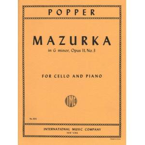 POPPER：Mazurka in G minor, Op. 11 No. 3