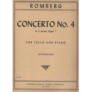 ROMBERG：Concerto No. 4 in E minor, Op. 7 (ROSE)