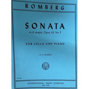 ROMBERG：Sonata in G major, Op. 43 No. 3 (JANSEN)