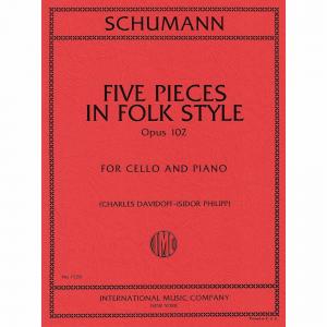 SCHUMANN：Pieces in Folk Style, Op. 102 (DAVIDOV-JE...