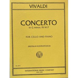 VIVALDI：Concerto in G minor, RV 417 (ROSTROPOVICH)