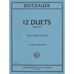 DOTZAUER：Twelve Duets, Op. 63 (SCHROEDER)