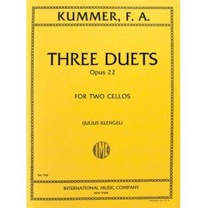 KUMMER：Three Duets, Op. 22 (KLENGEL)