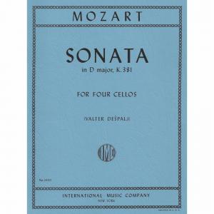 MOZART：Sonata in D major, K. 381 (DEŠPALJ) (score ...