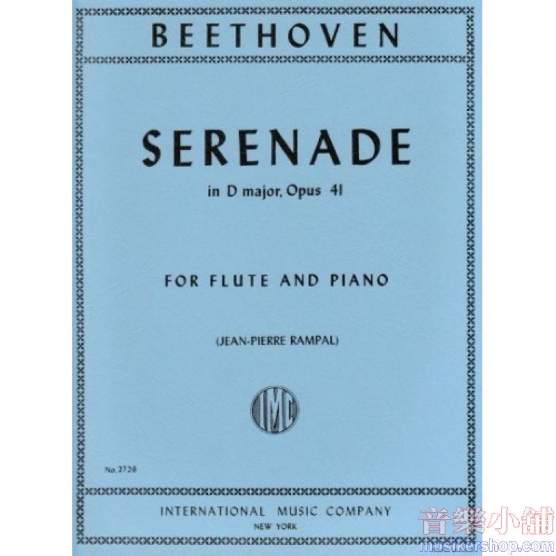 Beethoven：Serenade in D major, Op. 41(RAMPAL)