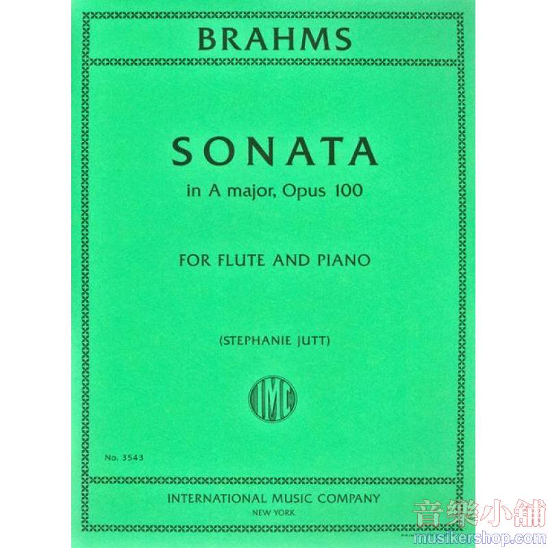 Brahms：Sonata in A major, Op. 100(JUTT)