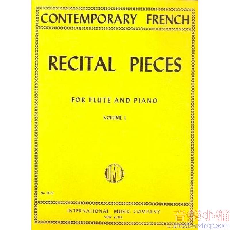 Contemporary French：Recital Pieces Vol. 1