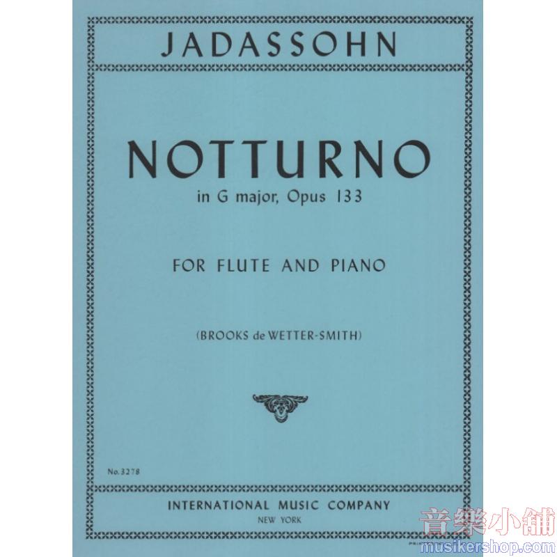 Jadassohn：Notturno in G major, Op. 133 (deWETTER-SMITH)