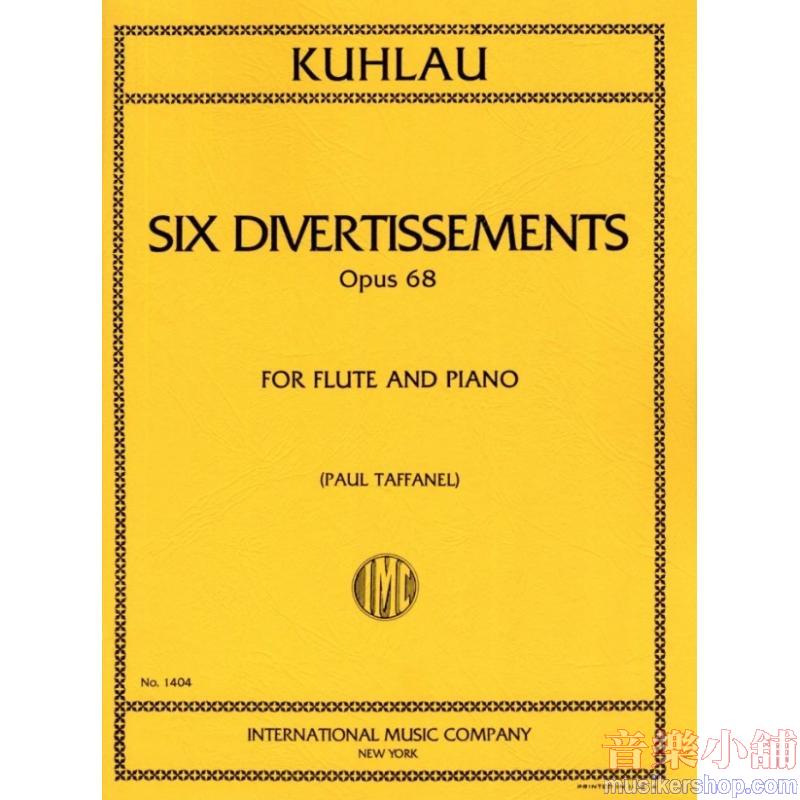 Kuhlau：Six Divertissements, Op. 68 (TAFFANEL)
