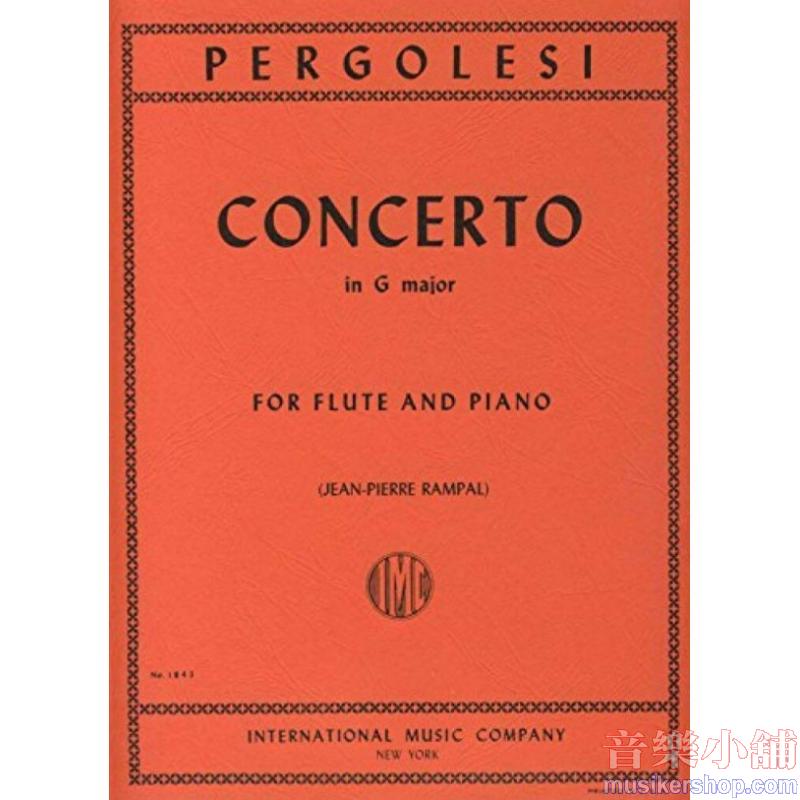Pergolesi：Concerto in G major (RAMPAL)
