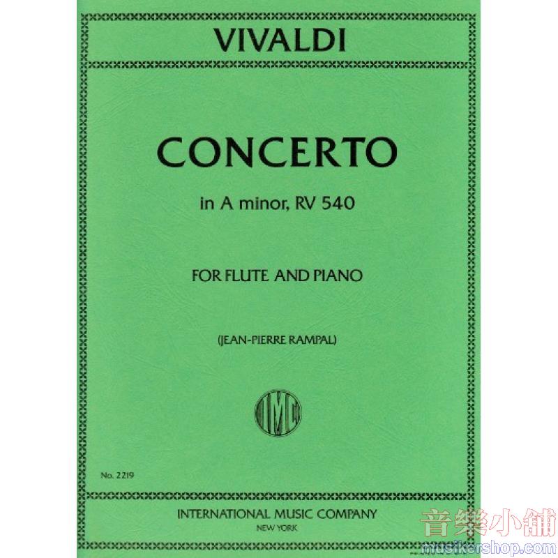 Vivaldi：Concerto in A minor, RV 540 (RAMPAL)