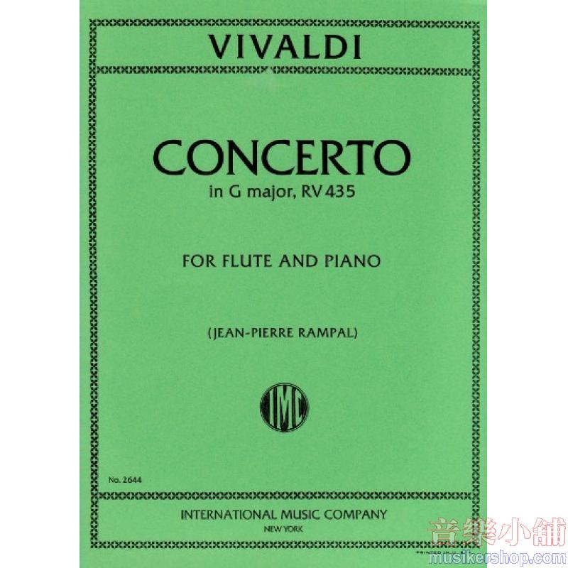 Vivaldi：Concerto in G major, RV 435 (RAMPAL)