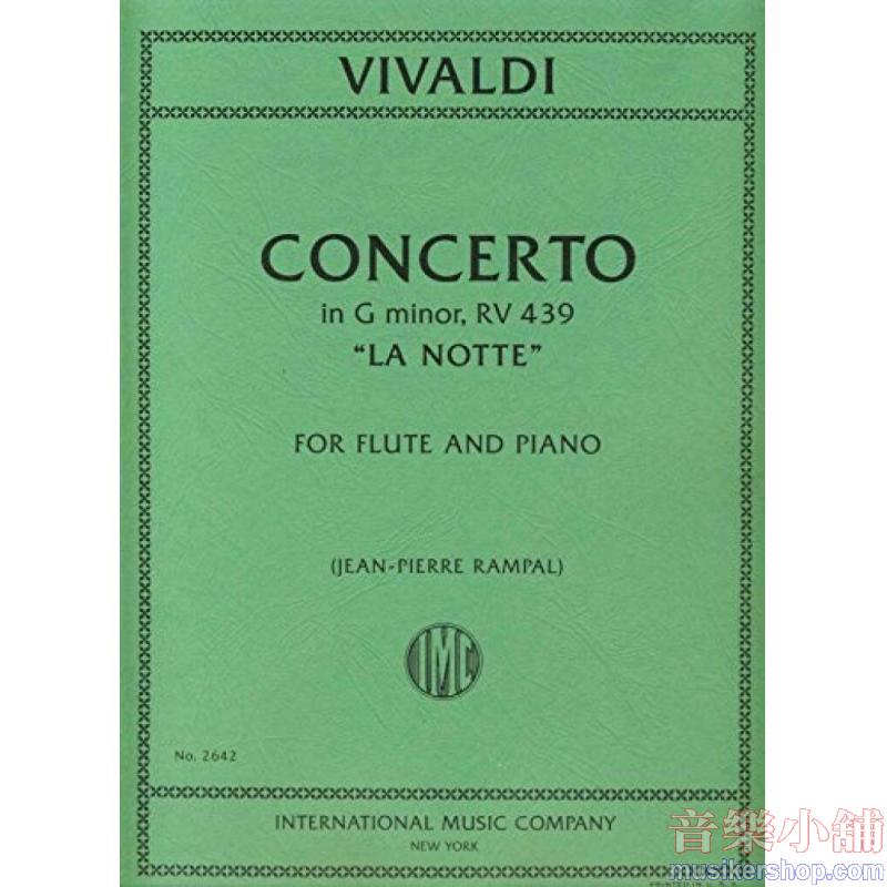 Vivaldi：Concerto in G minor RV 439 ＂La Notte＂ (RAMPAL)