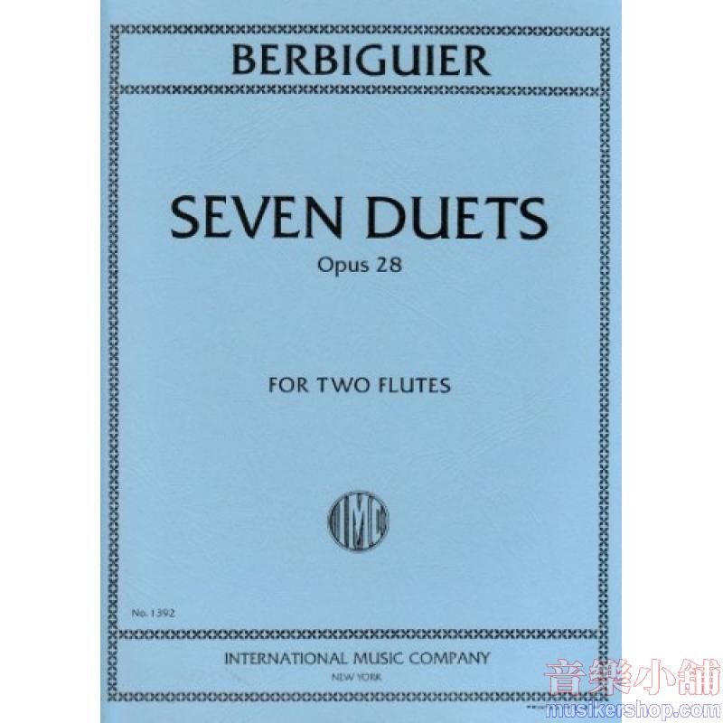 BERBIGUIER：Seven Duets, Op. 28