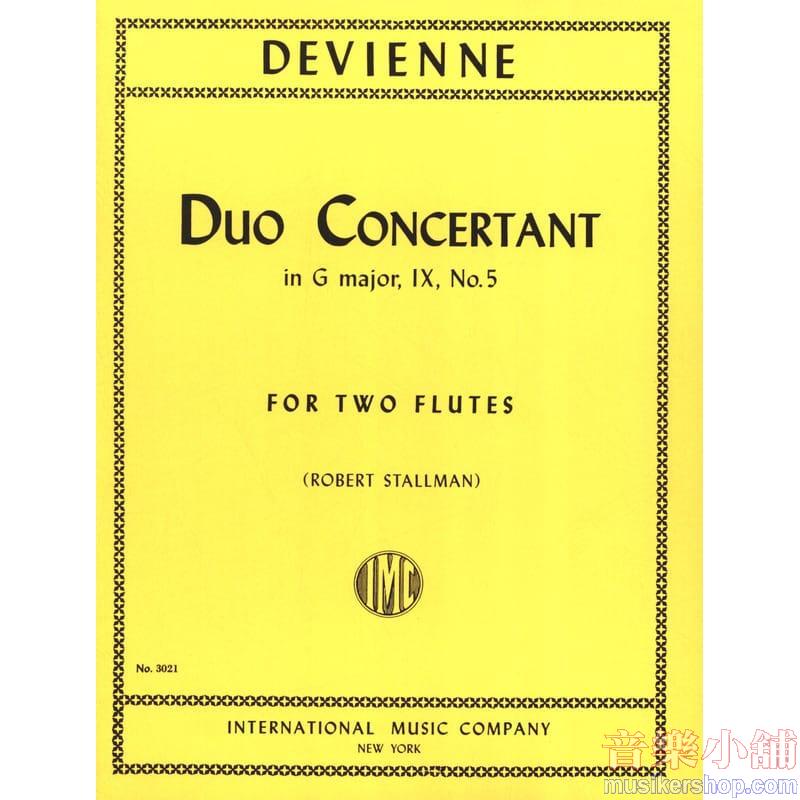 Devienne：Duo Concertante in G major, IX No. 5 (STALLMAN)