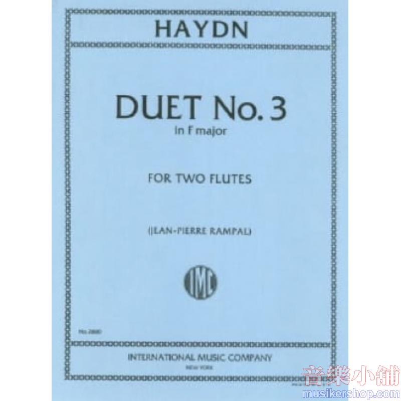 HAYDN：Duet No. 3 in F major (RAMPAL)