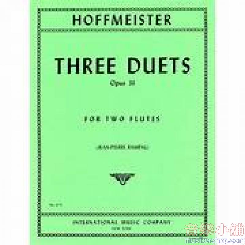 Hoffmeister:Three Duets Op. 31 (RAMPAL)