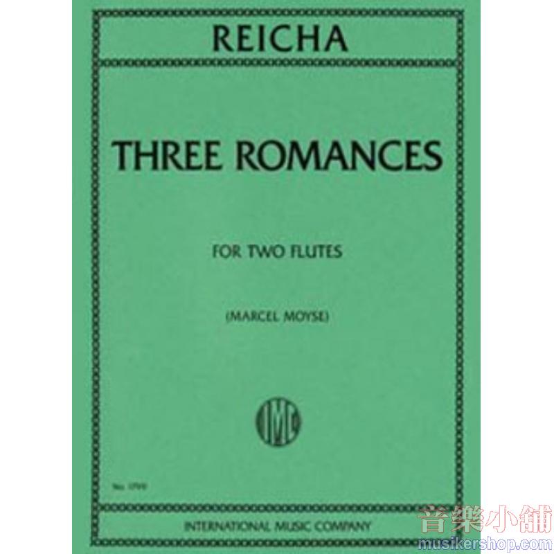 Reicha：Three Romances (MOYSE)