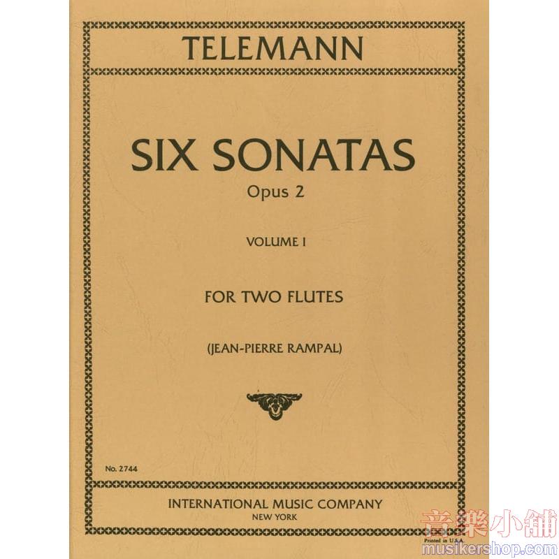 Telemann：Six Sonatas Op. 2 Volume I (RAMPAL)