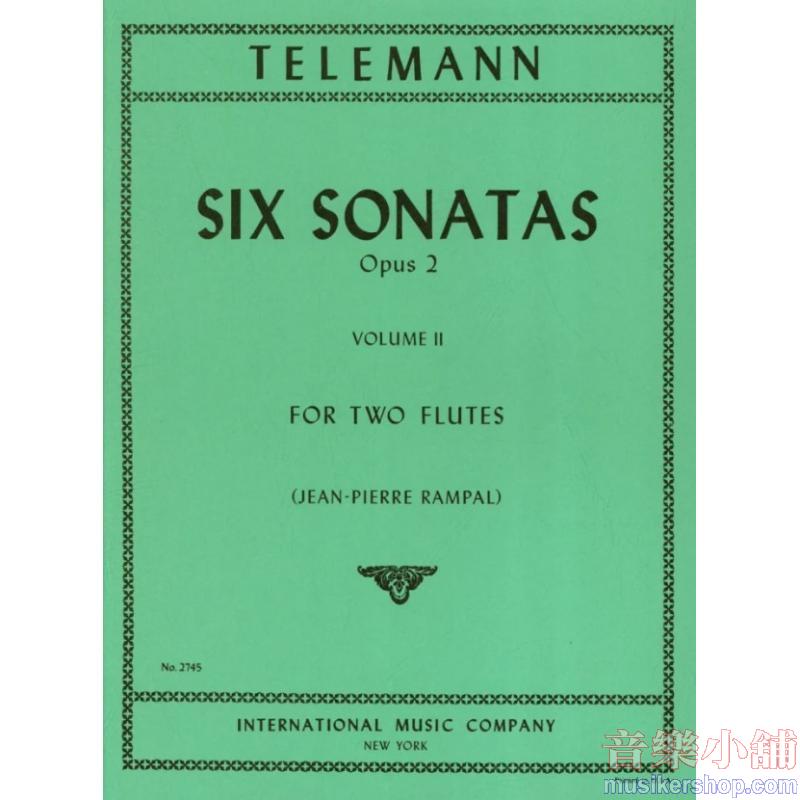 Telemann：Six Sonatas Op. 2 Volume II (RAMPAL)