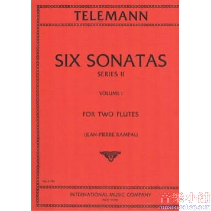 Telemann：Six Sonatas, Series II Volume I (RAMPAL)