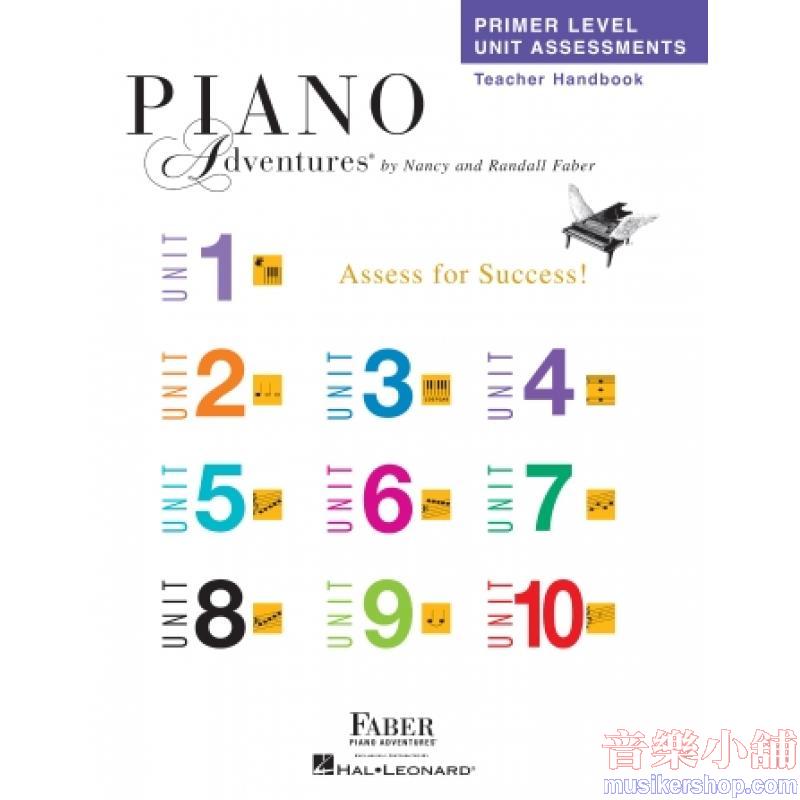 Faber-Primer Level Unit Assessments Teacher Handbook