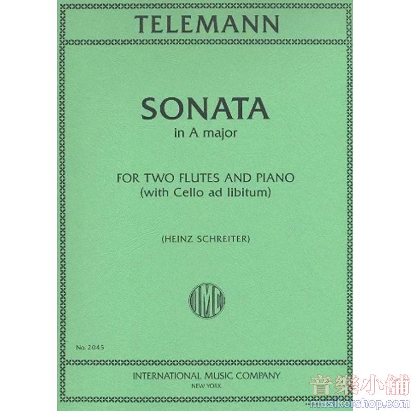 Telemann：Sonata in A major (SCHREITER)