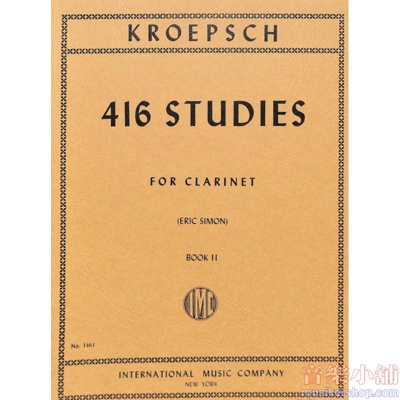 Kroepsch：416 Studies Volume II (SIMON)