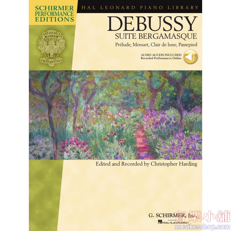 Claude Debussy:Suite bergamasque Prélude, Menuet, Clair de lune, Passepied