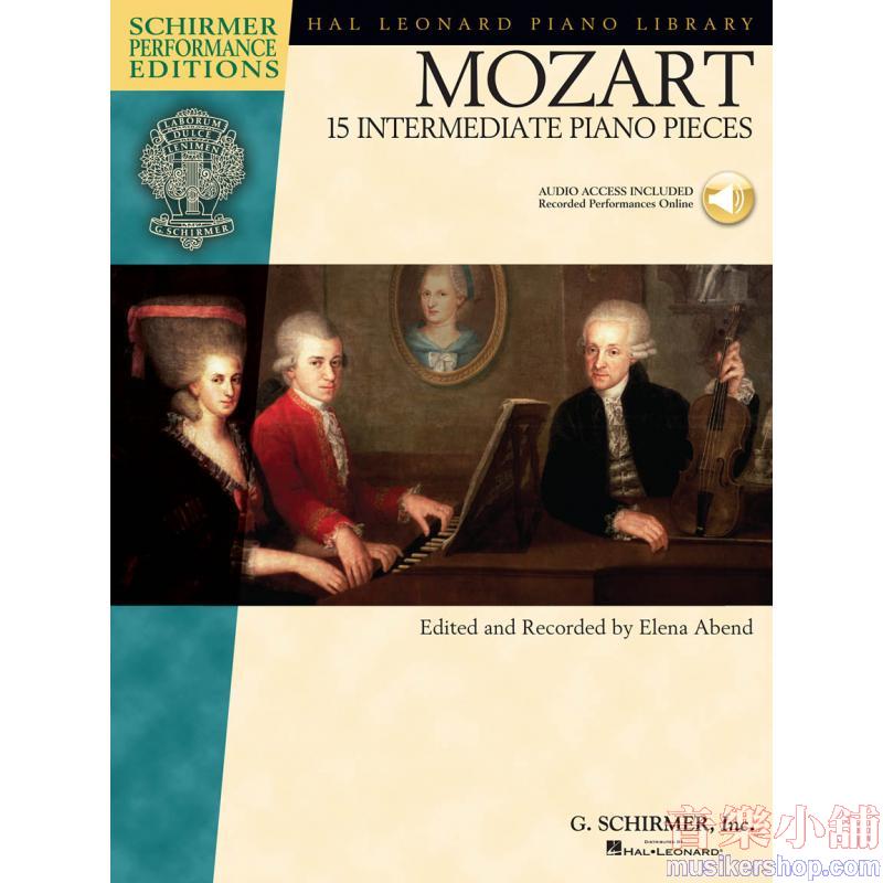 Mozart – 15 Intermediate Piano Pieces