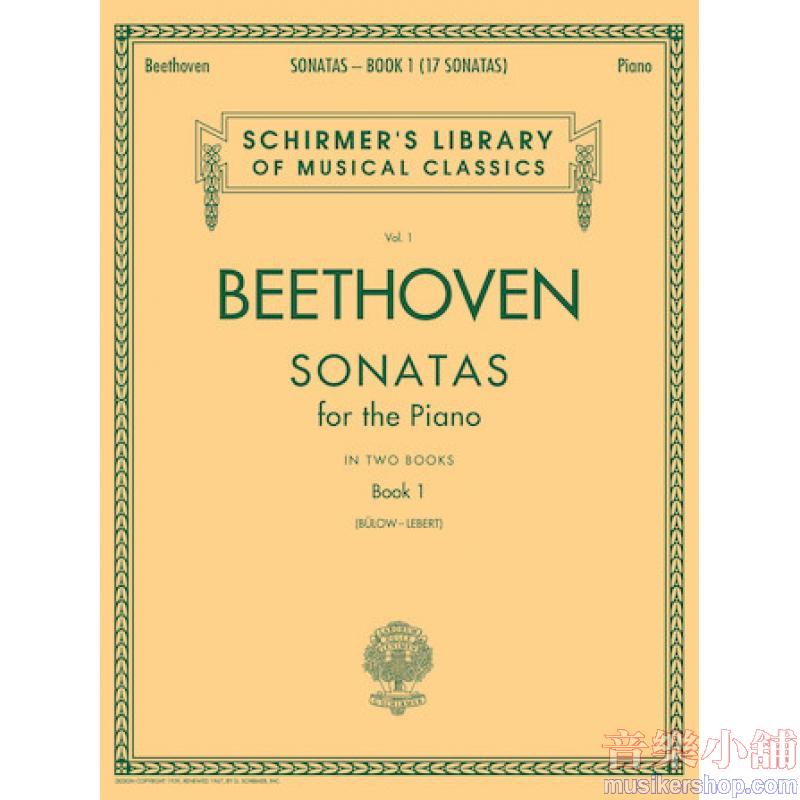 Beethoven : Sonatas Book 1 Schirmer's Library of Musical Classics Volume 1 Piano Solo
