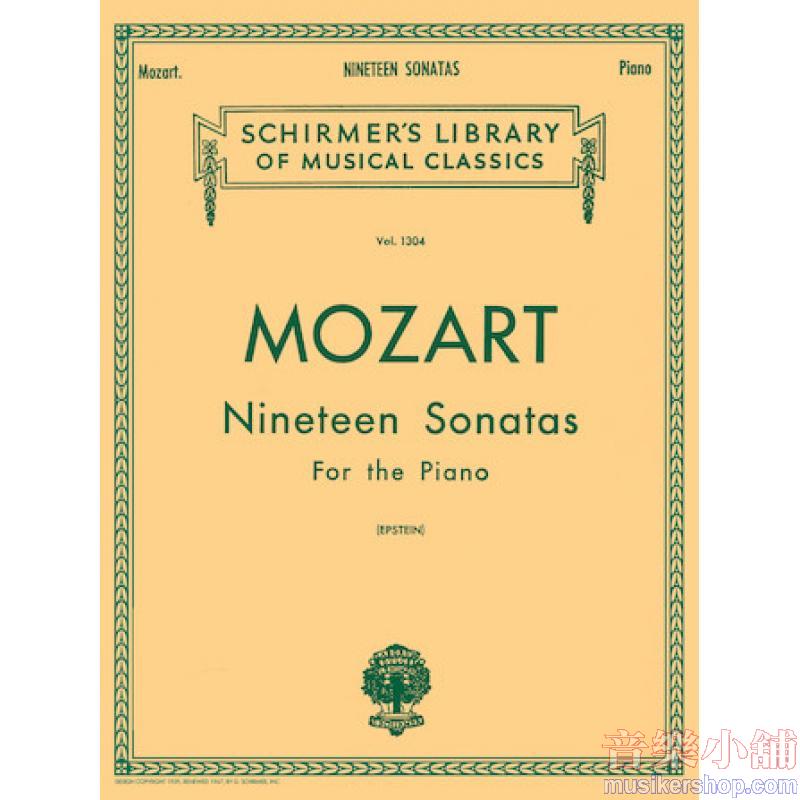 Wolfgang Amadeus Mozart : 19 Sonatas – Complete Piano Solo