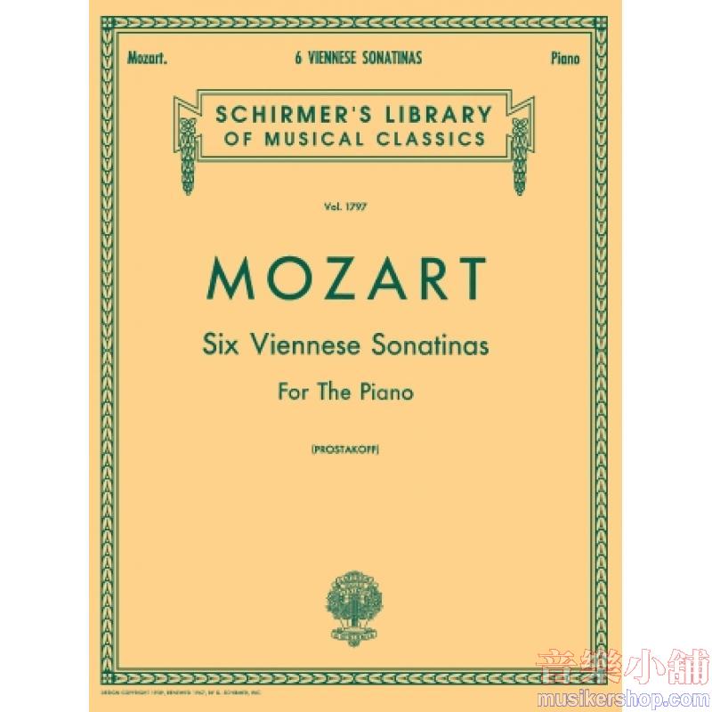 Mozart:6 Viennese Sonatinas (Prostakoff) - Schirmer Library of Classics Volume 1797