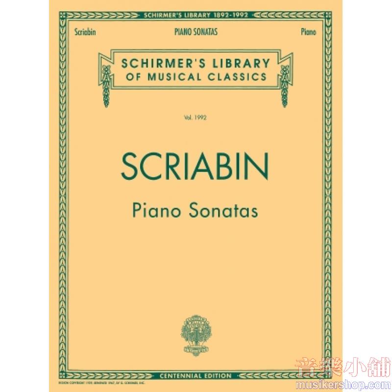 Scriabin：Piano Sonatas - Schirmer Library of Classics Volume 1992