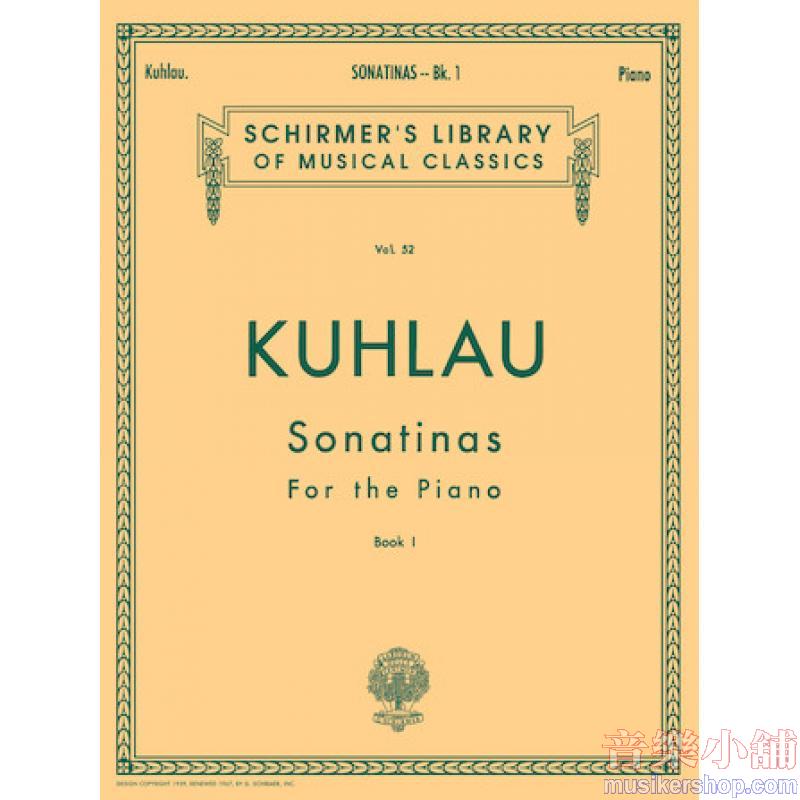Kuhlau:Sonatinas (Klee), Book I - Schirmer Library of Classics Volume 52