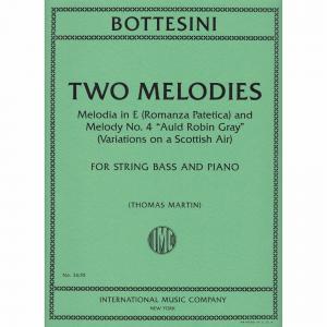 BOTTESINI：Two Melodies Melodia in E (Romanza Patet...