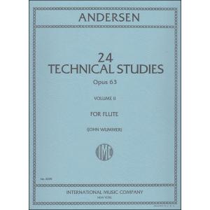 Andersen：24 Technical Studies, Op. 63 Volume II (W...